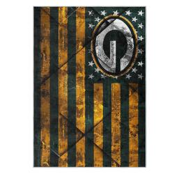 nfl green bay packers area rug non slip football carpet home decor gift idea for fans gbp109