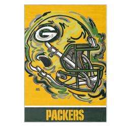 nfl green bay packers area rug non slip football carpet home decor gift idea for fans gbp110