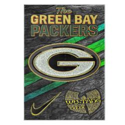 nfl green bay packers area rug non slip football carpet home decor gift idea for fans gbp111