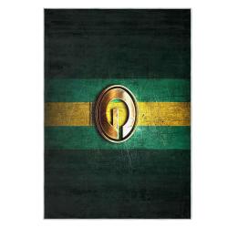 nfl green bay packers area rug non slip football carpet home decor gift idea for fans gbp114