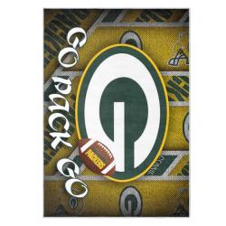 nfl green bay packers area rug non slip football carpet home decor gift idea for fans gbp117
