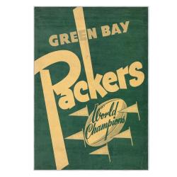 nfl green bay packers area rug non slip football carpet home decor gift idea for fans gbp120