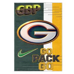 nfl green bay packers area rug non slip football carpet home decor gift idea for fans gbp124