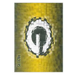 nfl green bay packers area rug non slip football carpet home decor gift idea for fans gbp127