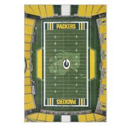 nfl green bay packers area rug non slip football carpet home decor gift idea for fans gbp128