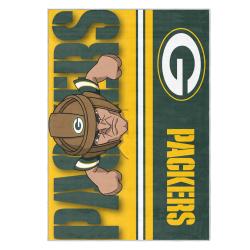 nfl green bay packers area rug non slip football carpet home decor gift idea for fans gbp134