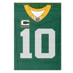 nfl green bay packers area rug non slip football carpet home decor gift idea for fans gbp137