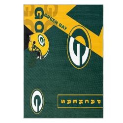 nfl green bay packers area rug non slip football carpet home decor gift idea for fans gbp142