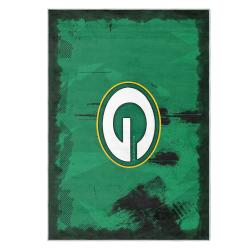nfl green bay packers area rug non slip football carpet home decor gift idea for fans gbp154