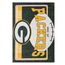 nfl green bay packers area rug non slip football carpet home decor gift idea for fans gbp170