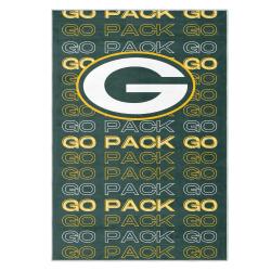 nfl green bay packers area rug non slip football carpet home decor gift idea for fans gbp171