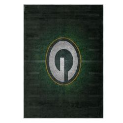 nfl green bay packers area rug non slip football carpet home decor gift idea for fans gbp180