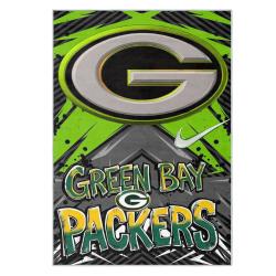 nfl green bay packers area rug non slip football carpet home decor gift idea for fans gbp56