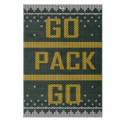 nfl green bay packers area rug non slip football carpet home decor gift idea for fans gbp60