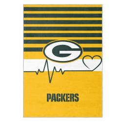 nfl green bay packers area rug non slip football carpet home decor gift idea for fans gbp64
