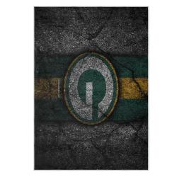 nfl green bay packers area rug non slip football carpet home decor gift idea for fans gbp65