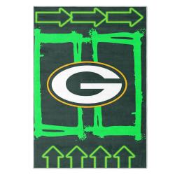 nfl green bay packers area rug non slip football carpet home decor gift idea for fans gbp68