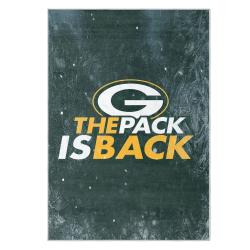 nfl green bay packers area rug non slip football carpet home decor gift idea for fans gbp80