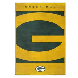 nfl green bay packers area rug non slip football carpet home decor gift idea for fans gbp87