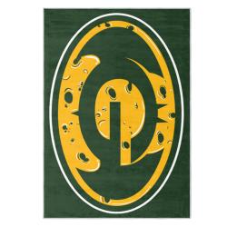 nfl green bay packers area rug non slip football carpet home decor gift idea for fans gbp89