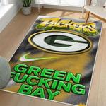 nfl green bay packers area rug non slip football carpet home decor gift idea for fans living room gbp105