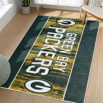 nfl green bay packers area rug non slip football carpet home decor gift idea for fans living room gbp106