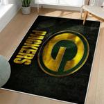nfl green bay packers area rug non slip football carpet home decor gift idea for fans living room gbp107
