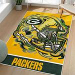 nfl green bay packers area rug non slip football carpet home decor gift idea for fans living room gbp110