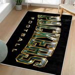 nfl green bay packers area rug non slip football carpet home decor gift idea for fans living room gbp125