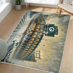 nfl green bay packers area rug non slip football carpet home decor gift idea for fans living room gbp126