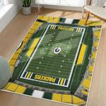 nfl green bay packers area rug non slip football carpet home decor gift idea for fans living room gbp128