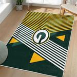 nfl green bay packers area rug non slip football carpet home decor gift idea for fans living room gbp131