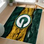 nfl green bay packers area rug non slip football carpet home decor gift idea for fans living room gbp136