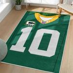 nfl green bay packers area rug non slip football carpet home decor gift idea for fans living room gbp137