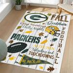 nfl green bay packers area rug non slip football carpet home decor gift idea for fans living room gbp140