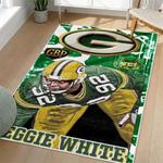 nfl green bay packers area rug non slip football carpet home decor gift idea for fans living room gbp141