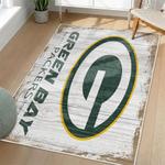 nfl green bay packers area rug non slip football carpet home decor gift idea for fans living room gbp148