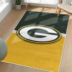 nfl green bay packers area rug non slip football carpet home decor gift idea for fans living room gbp151