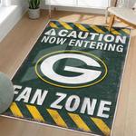 nfl green bay packers area rug non slip football carpet home decor gift idea for fans living room gbp153