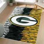 nfl green bay packers area rug non slip football carpet home decor gift idea for fans living room gbp155