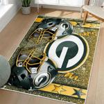 nfl green bay packers area rug non slip football carpet home decor gift idea for fans living room gbp162
