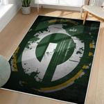 nfl green bay packers area rug non slip football carpet home decor gift idea for fans living room gbp164