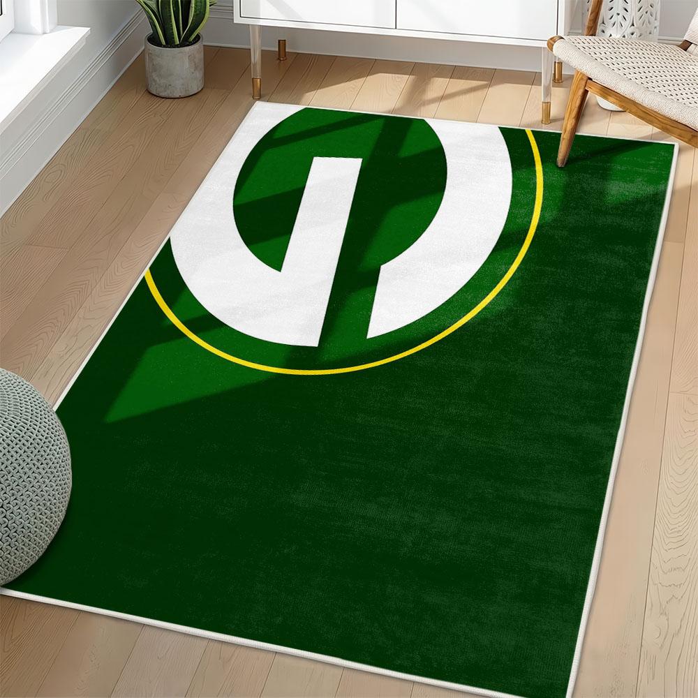 NFL Green Bay Packers Area Rug Non-Slip Football Carpet Home Decor Gift Idea For Fans GBP172 nfl green bay packers area rug non slip football carpet home decor gift idea for fans living room gbp172