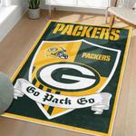 nfl green bay packers area rug non slip football carpet home decor gift idea for fans living room gbp173