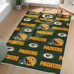 nfl green bay packers area rug non slip football carpet home decor gift idea for fans living room gbp174