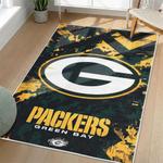 nfl green bay packers area rug non slip football carpet home decor gift idea for fans living room gbp178
