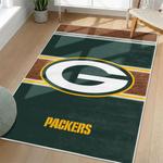 nfl green bay packers area rug non slip football carpet home decor gift idea for fans living room gbp179