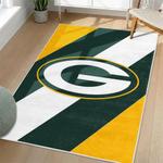 nfl green bay packers area rug non slip football carpet home decor gift idea for fans living room gbp188