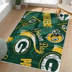 nfl green bay packers area rug non slip football carpet home decor gift idea for fans living room gbp195