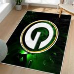 nfl green bay packers area rug non slip football carpet home decor gift idea for fans living room gbp199